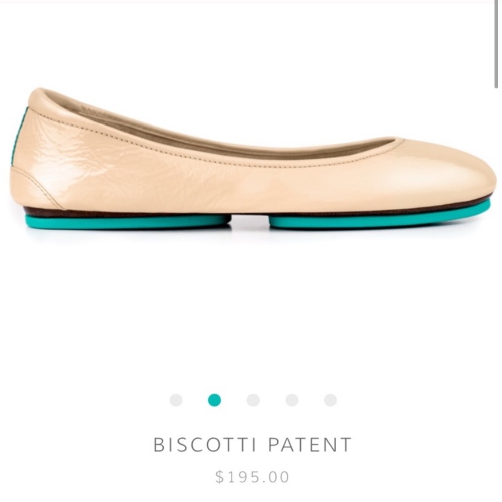 ✨Tieks Biscotti Patent Sz 7✨ - Picture 1 of 12